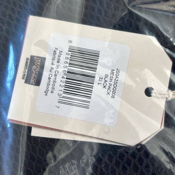 JanSport Mesh Pack Backpack - NEW WITH TAGS - Picture 4 of 5